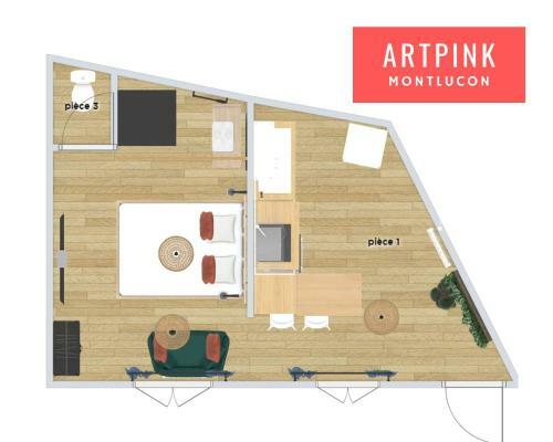 Apartamento Artpink - Id�al Pros - Proche Commerces - Agathor