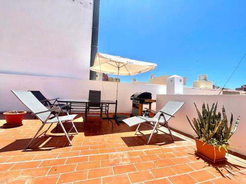 Apartamento Junto A Oceano, Terraza, Bbq En Playa Alcala