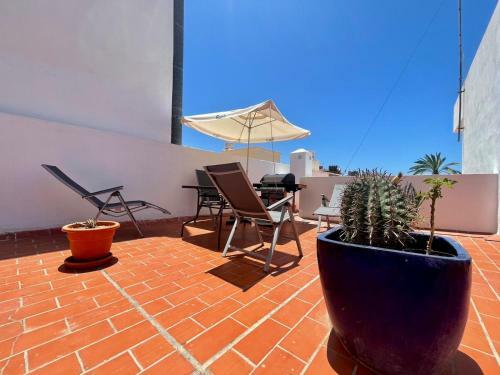 Apartamento Junto A Oceano, Terraza, Bbq En Playa Alcala