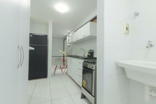 Apartamento Flat Quarto E Sala C/ Vista Mar Espetacular