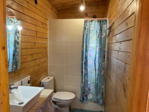 Agradable Mini Casa De Madera Con Jard�n Amplio