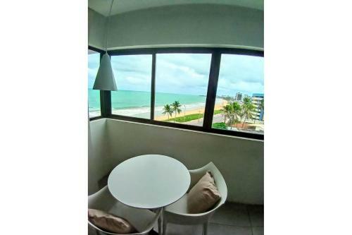 Apartamento �timo Flat Com Vista Panor�mica Da Praia Em Macei�