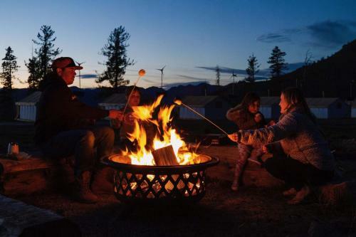 Bask In Nature With This Bear Valley Glamping Tent Cabin