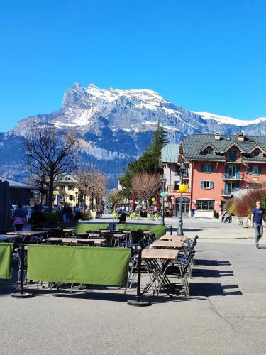 Apartamento Studio & Piscine Int�rieure, Vue Mont D'arbois