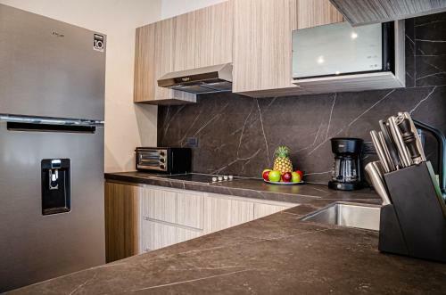 Apartamento Moderno Depto. De 2 Rec�maras A Pasos De La Playa