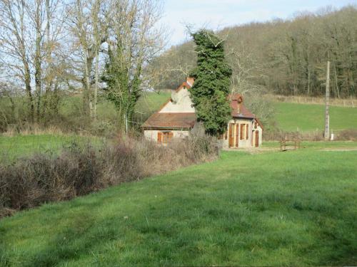 Small Burgundy House For Nature Lovers