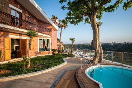 Villa Vista Mare Con Piscina Riscaldata A Trappeto