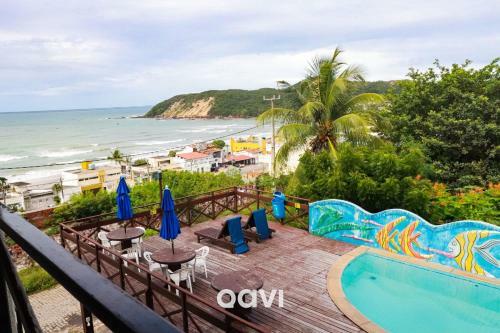 Apartamento Qavi - Flat Em Ponta Negra #mareblue212