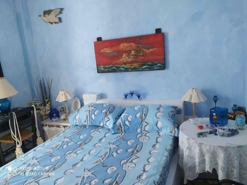 Blue & White Cycladic House Village Panagia Serifos