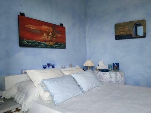 Blue & White Cycladic House Village Panagia Serifos