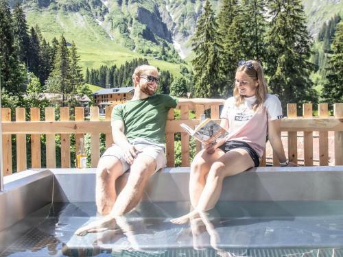 Superb Apartment In Schr�cken With Sauna And Pool