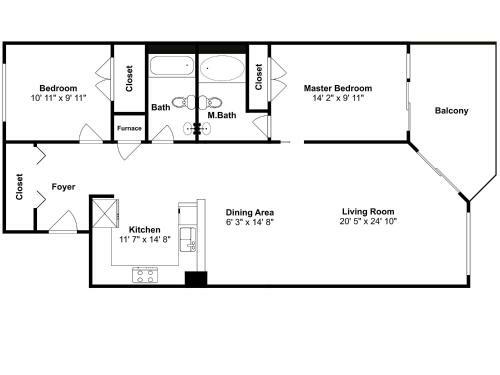 Apartamento Emerald Isle #1106