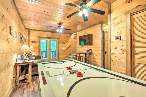 Woodsy Georgia Abode With Decks And Creek On-site