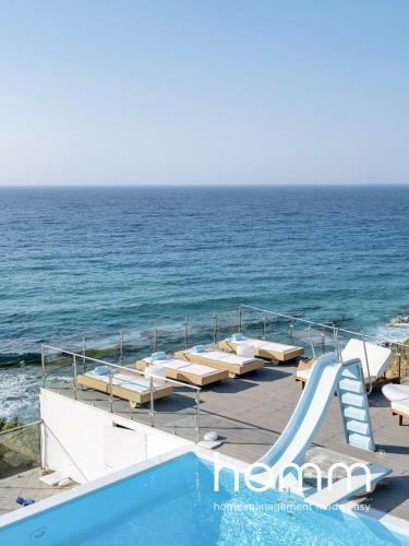 Villa Icarus Blue Zone Homm Sea View Retreat With Pool