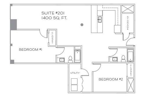 Apartamento 2br 2ba Loft Downtown Kc In Historic Building-201