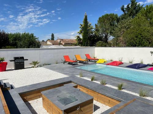 Magnifique Villa Avec Piscine / Jacuzzi / Brasero