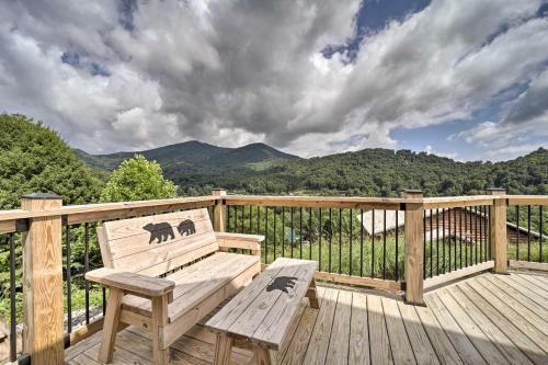 Luxe Log Cabin With Modern Finishes And Mtn Views
