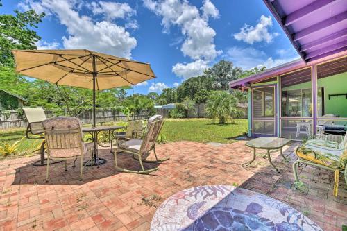 Colorful Sarasota Retreat With Private Backyard