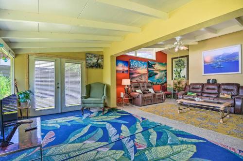 Colorful Sarasota Retreat With Private Backyard