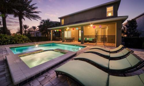 Ec293 - Tranquil Retreat With Patio Deck And Spa In Encore