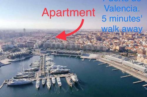 Apartamento Valencia / Playa Cabanyal, Puerto, Cuidad Artes