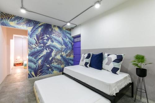 Apartamento Studios Amarillo-morado-ocre