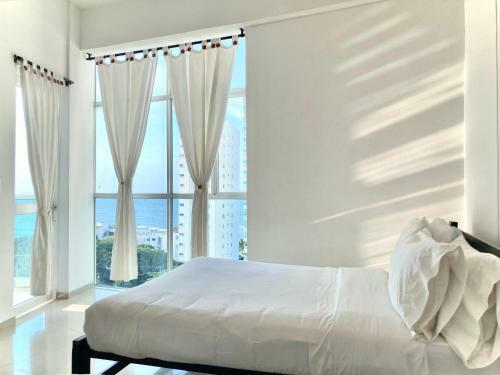 Apartamento Cozy 2br With Ocean View In Cartagena