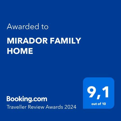 Apartamento Mirador Family Home