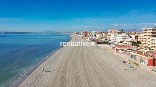 Apartamento 1 Min Playa Terraza Piscina AA Garaje