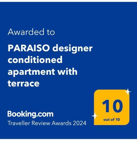 Paraiso Designer Conditioned Apartment With Terrace