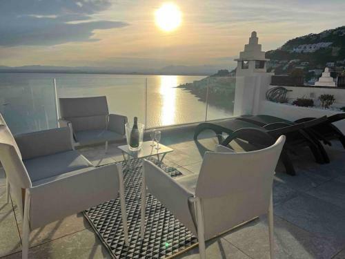 Villa Rosas Plage Piscine Vue Imprenable Sur La Mer