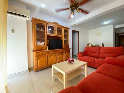 Apartamento Apto. Cailla, Playa De La Cachucha. Wifi, A/c