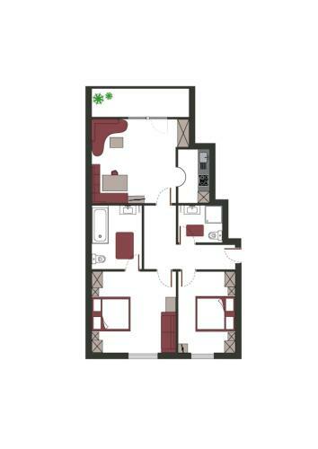 Apartamento Sportpension Rubin