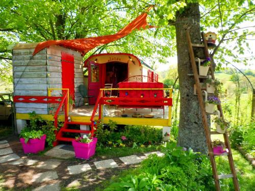 Bed & Breakfast La Roulotte De Lola - Chambre D'h�tes