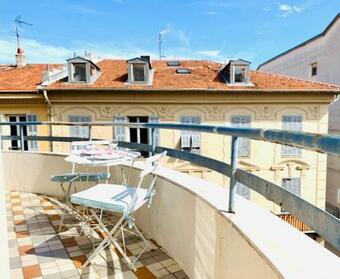 Apart Hotel Riviera - Grimaldi- Carré D'or- 5mn Promenade Des Anglais-balcon Palais Alphonse Karr