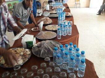 Hostal Hostel Jnane Dar Diafa Is In The Center Of Tamegrouteface Of The Bibiotheque