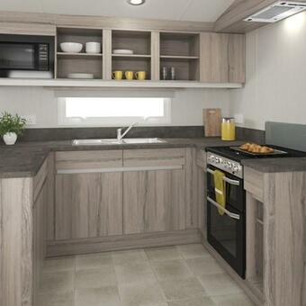The Salmon Van - Beautiful, Luxury Static Caravan