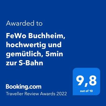 Apartamento Fewo Buchheim, Hochwertig Und Gem�tlich, 5min Zur S-bahn