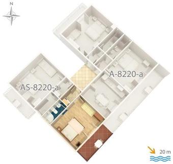 Apartments By The Sea Pasman - 8220