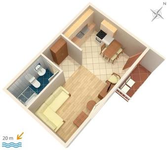 Apartamento Studio Podgora 6713a